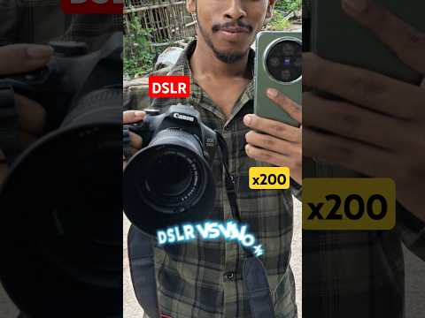 Vivo X200 vs DSLR camera comparison 😱