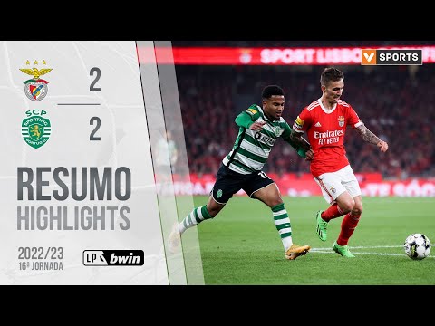 Highlights | Resumo: Benfica 2-2 Sporting (Liga 22/23 #16)