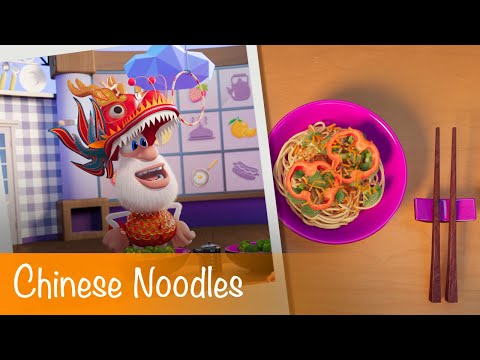Booba - Food Puzzle: Chinese Noodles - Episode 25 - Cartoon for kids