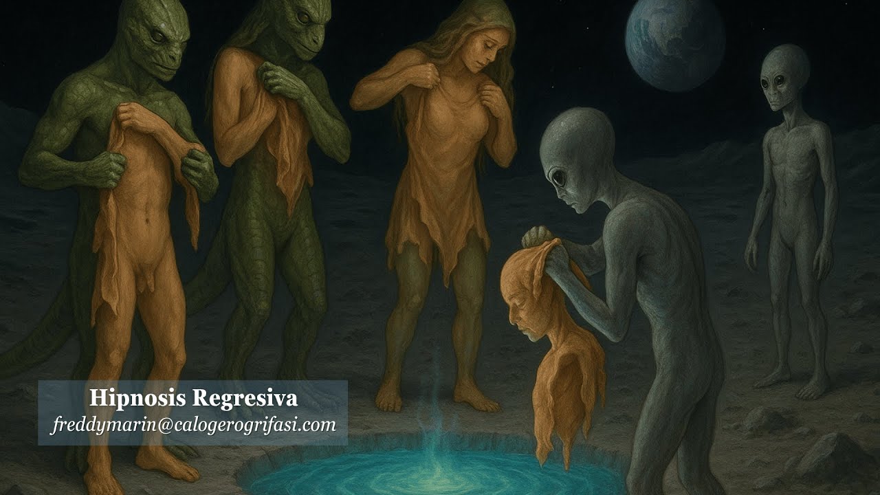 907-ES Mario, extraterrestres creando pieles humanas para estar en la tierra sin nacer - Freddy