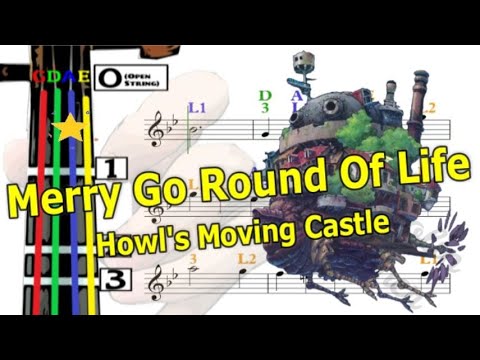 Joe Hisaishi Merry Go Round of Life Howl's Moving Castle Sheet