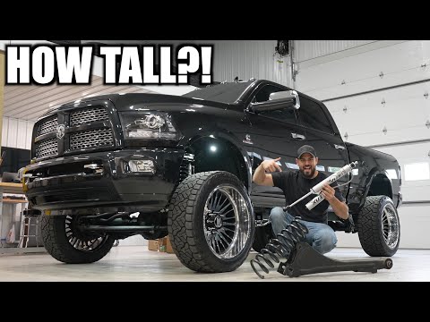 The BIGGEST Lift I've EVER Installed!! I Usually DON'T Go This TALL but it Came out PERFECT!!!