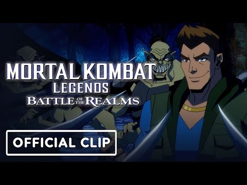 Mortal Kombat Legends: Battle of the Realms - Official Johnny Cage Clip (2021) Joel McHale