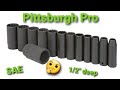 PITTSBURGH  1/2" Drive SAE Impact Deep Socket Set