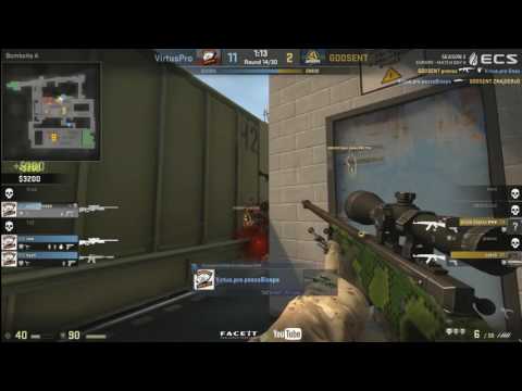 pashaBiceps quick 4 AWP Frags vs GODSENT