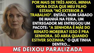 Eu acreditava que meu filho estava viajando a trabalho — até que um entregador me entregou um pacote