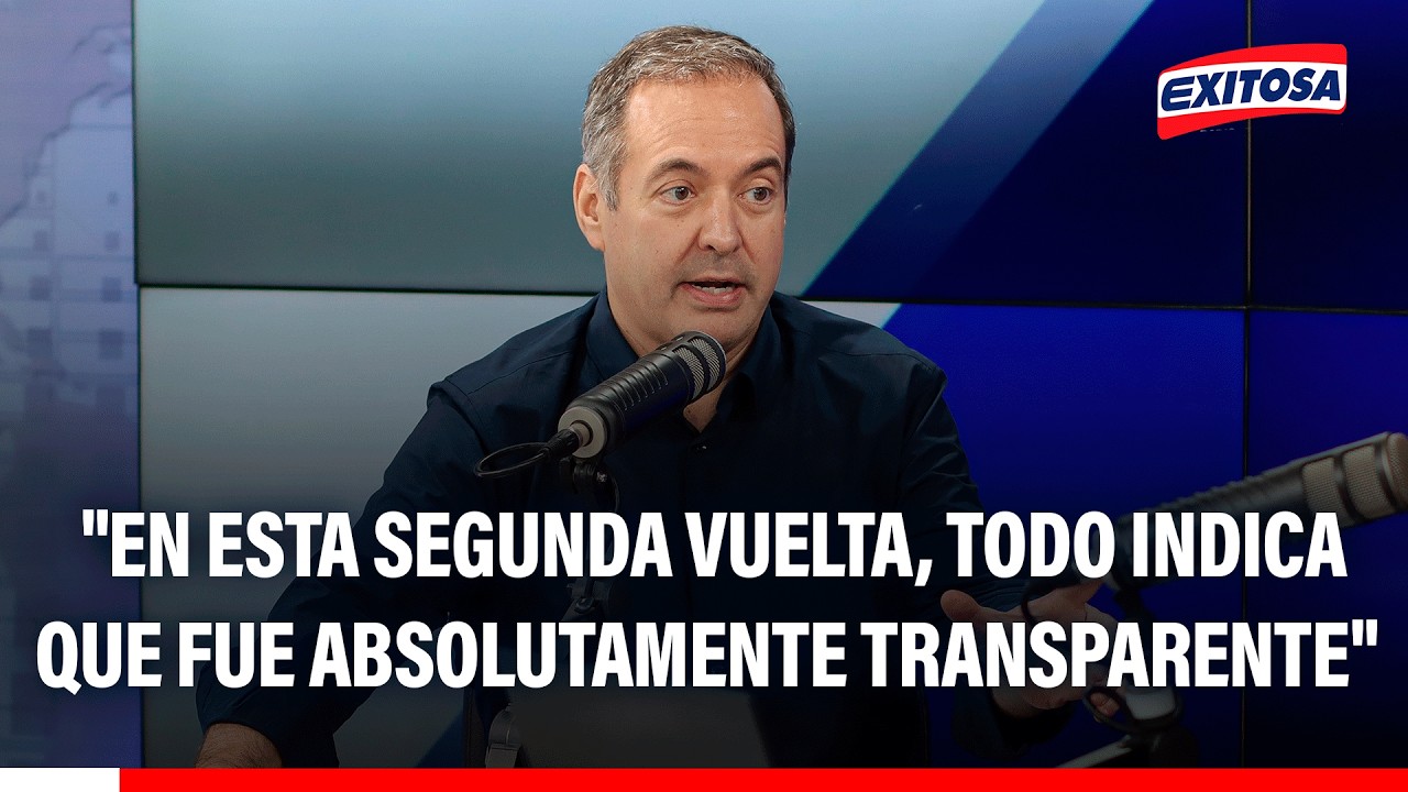 🔴🔵 Analista político asegura que Segunda Vuelta ha sido absolutamente "transparente"