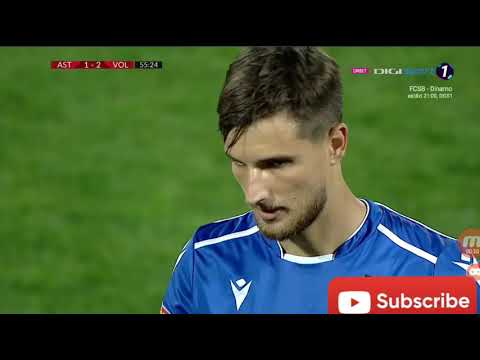 Astra Giurgiu vs Voluntari 1-3 gol din penalty