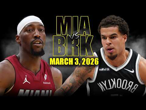 Miami Heat vs Brooklyn Nets Full Game Highlights – March 3, 2026 | NBA Season