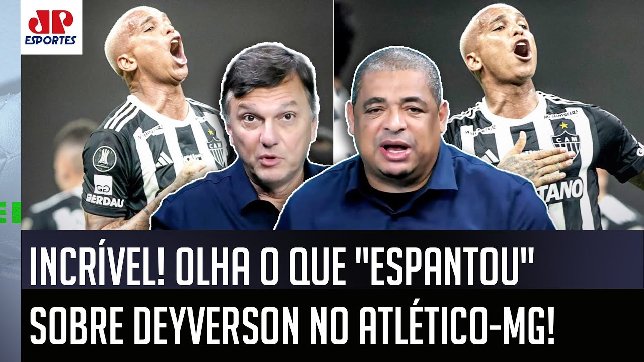 "Gente, o Deyverson tem NADA MAIS NADA MENOS que..." OLHA o que Mauro Cezar DESTACOU no Atlético-MG!