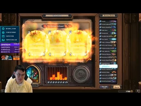 Hearthstone Arena - 12 wins with Sylvanas. Best legendary in arena