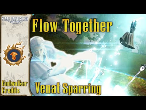 Flow Together - Band Version / Venat Sparring Theme & End Credits Scene Endwalker Extended | #FFXIV