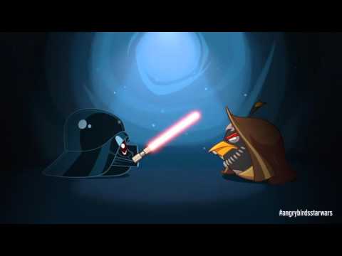Angry Birds Star Wars Obi Wan  Darth Vader   exclusive gameplay
