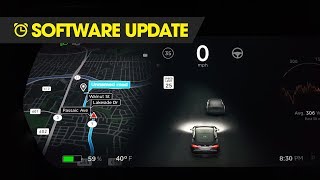 Tesla Software Update - New Tesla Navigation