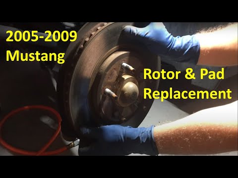 2005-2009 Mustang Rotor & Brake Pad Replacement (Mustang Build Episode 3)