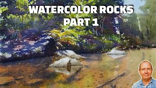 Watercolor Secrets: Capturing Rocks, Foliage, and Water Effects: PART 1