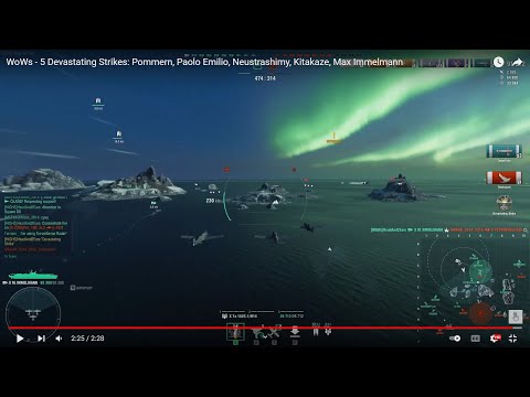 WoWs - 5 Devastating Strikes: Pommern, Paolo Emilio, Neustrashimy, Kitakaze, Max Immelmann