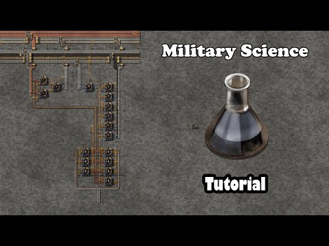 Factorio - Military Science Automation [Tutorial]