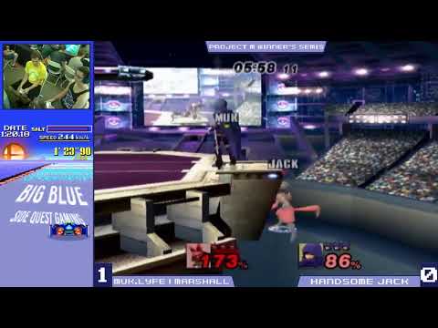 Handsome Jack (Lucario) vs Muk.Lyfe | Marshall (Marth) - Big Blue 8 Winners Semis