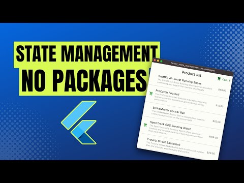 Flutter State Management WITHOUT external packages (ChangeNotifier, InheritedWidget and more)