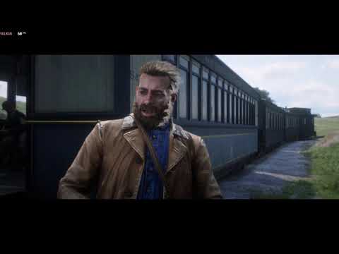 Capitan Monroe Leaves And Arthur Meets Reverend Swanson At The Train Station (Red Dead Redemption 2)