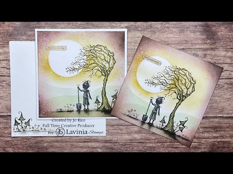 A Happy Place with Herbalum Ben by Jo Rice #laviniastamps #cardmakingvideo