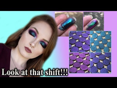 Purple Multichrome Smokey Eyeshadow Tutorial - Feat. Beauty Bar Baby 'Abracadabra'