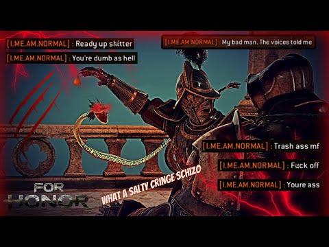 [ For Honor ] Cringe Schizo BEGS For A Rematch AND GETS SALTY | Warmommy Duels