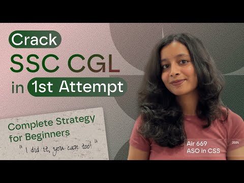 How to crack SSC CGL in your first attempt | Complete guide for beginners | Best tips and strategy |