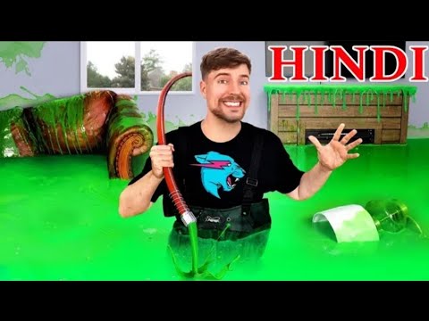 I Filled My Brother's House With Slime & Bought Him A New One ! MrBeast Hindi Prank video