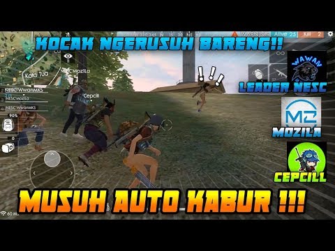 Ngakak! Carryin Moz1la bareng Wawan MKS dan Cepcill, Garena Free Fire Indonesia