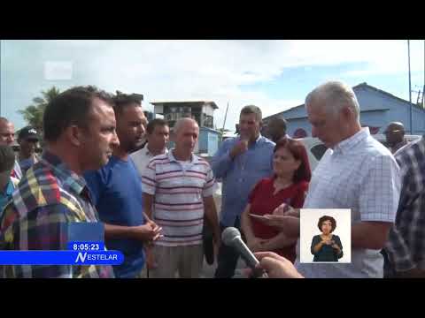 Visita Díaz-Canel entidades productivas de Viñales y Minas de Matahambre