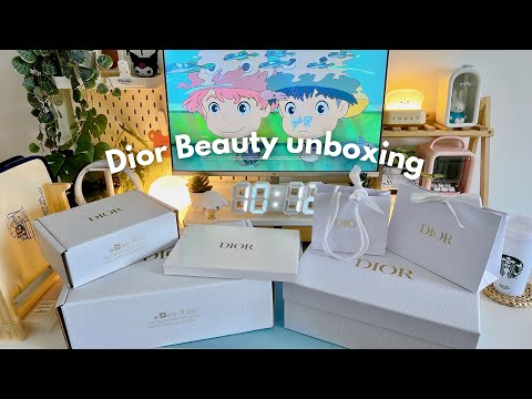 The cheapest items from Dior + Free pouch & samples | Dior Beauty Aesthetic Unboxing 🎀✨