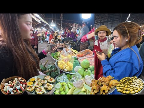 Amazing! Oudong Street Food 🇰🇭 Lunch Time with Local Vendors | Countryside Market
