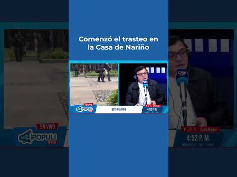 Así es el trasteo en la Casa de Nariño: cuadros de Petro, entre las primeras cosas en salir