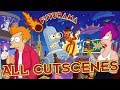 Futurama All Cutscenes Full Game Movie PS2 XBOX