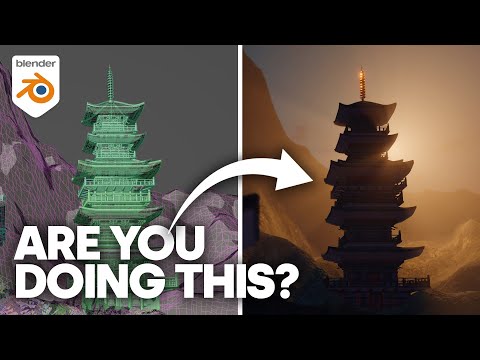 ⚠️ Work 10X FASTER in Blender With These Speed Hacks!!