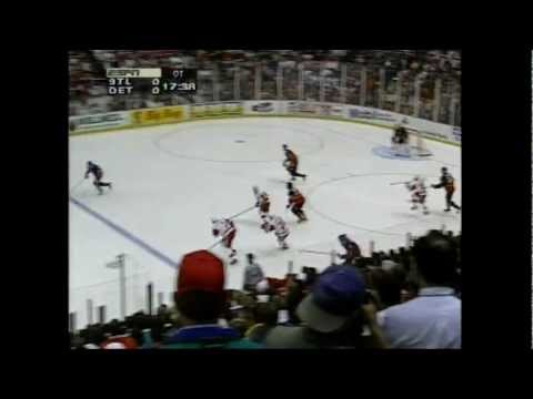 1996 Playoffs: Stl @ Det - Game 7 (OT Highlights)