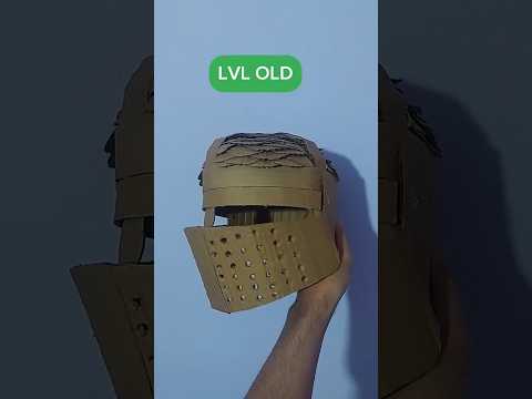 cardboard spartan helmet #cardboard #cardboardcraft #diy #military #asker #sparta