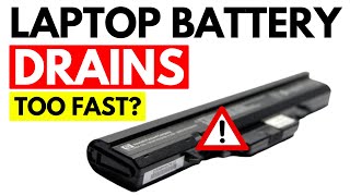 💥Fixed! Laptop Battery Drain Too Fast in Windows 10, 11 || Best 8 Methods
