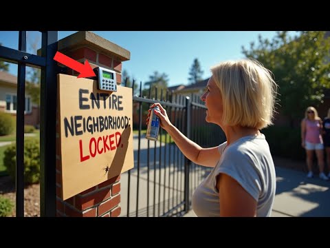HOA Karen Spray-Painted My Gate Code Panel—Didn’t Know It Controls the Entire Block’s Entry System|