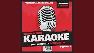 The Object of My Affection (Originally Performed by Dean Martin) (Karaoke Version)