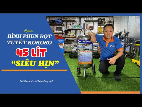 [Review] Bình rửa xe phun bọt tuyết Kokoro 45 lít "SIÊU HỊN"