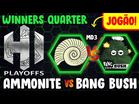 [Heroes International LAN Playoffs] Ammonite x Bang Bush | Winners Quartas [PT-BR] HotS 2022