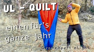 Ultralight QUILT - GramXpert eLite - Mehr als ein Schlafsack