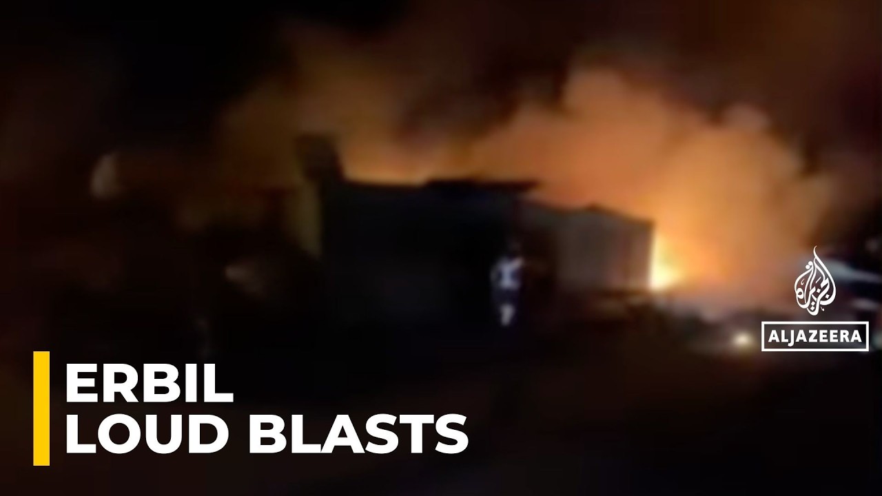 Erbil blasts: Explosions come alongside anti-aircraft fire