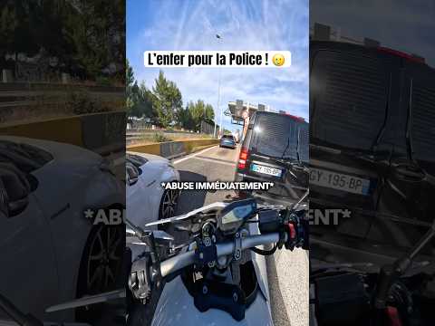 L’enfer pour la Police ! 🥲 #moto #motard