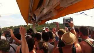 Kahn Dropping Subfocus - Last Jungle, Stink Like Sock Boat Party , Outlook Festival 2012