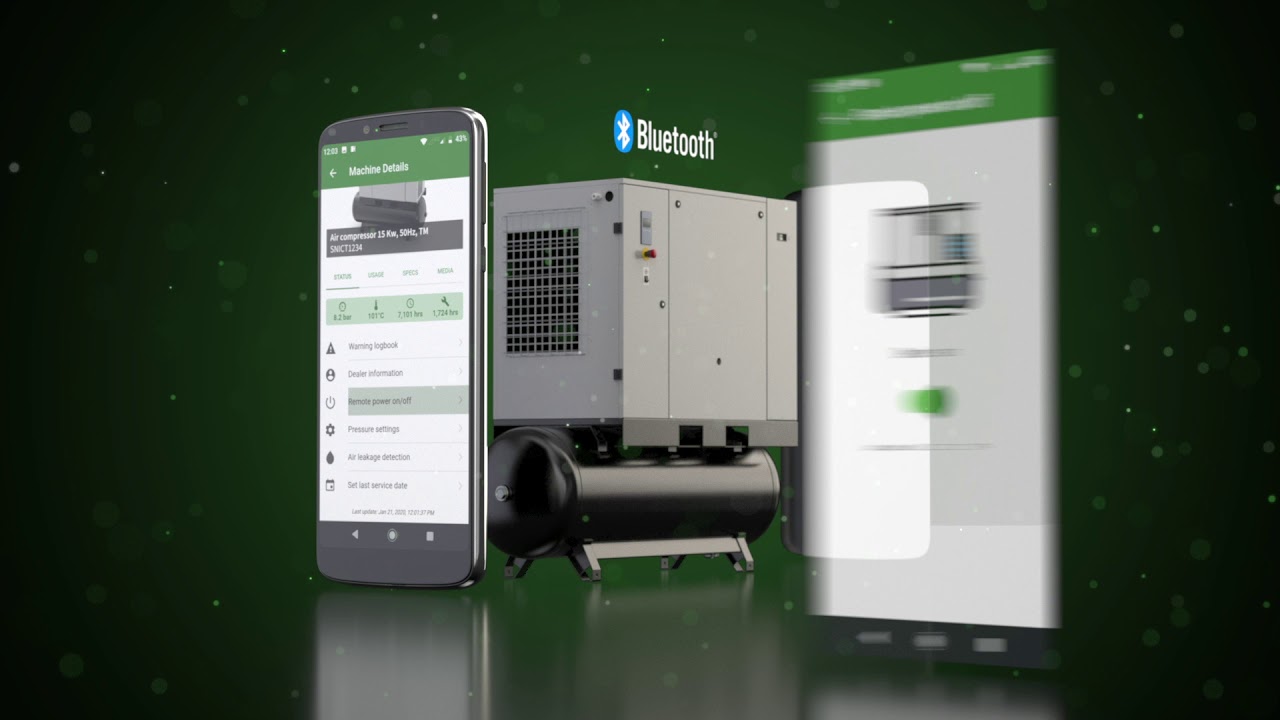 AirCare - Mobile App for Optimized Experience with CP Compressors