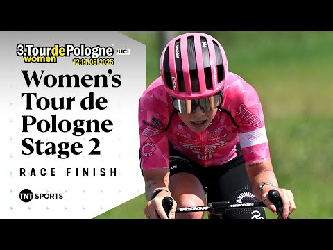 BRUTAL FINISH! 🔥 | Women's 2025 Tour de Pologne Stage 2 Final KM's | TNT Sports Cycling